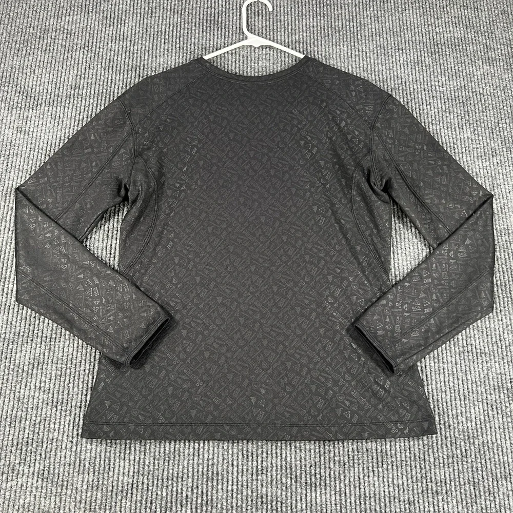 Nike ACG Shirt Womens Medium Black Long Sleeve Fit Dry Workout Activewear Casual